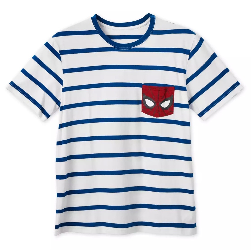 Spider-Man Striped T-Shirt for Men